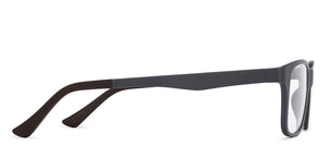 Grey Rectangle Full Rim Unisex Eyeglasses by Lenskart Air-221710