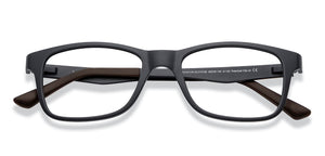 Grey Rectangle Full Rim Unisex Eyeglasses by Lenskart Air-221710