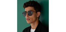 Load image into Gallery viewer, Gunmetal Aviator Full Rim Unisex Sunglasses by Lenskart-232723