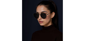 Gunmetal Aviator Full Rim Unisex Sunglasses by Lenskart-232723
