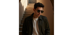 Gunmetal Aviator Full Rim Unisex Sunglasses by Lenskart-232723