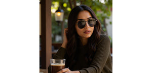 Gunmetal Aviator Full Rim Unisex Sunglasses by Lenskart-232723