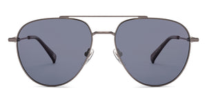 Gunmetal Aviator Full Rim Unisex Sunglasses by Lenskart-232723