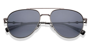 Gunmetal Aviator Full Rim Unisex Sunglasses by Lenskart-232723