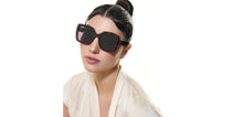 Load image into Gallery viewer, Demi Wayfarer Full Rim Women Sunglasses by Vincent Chase Polarized-225712
