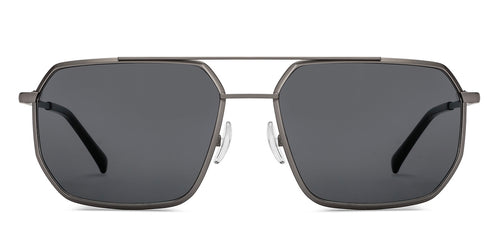 Grey Square Full Rim Unisex Sunglasses by John Jacobs-215335