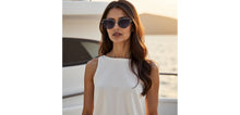 Load image into Gallery viewer, Grey Cat Eye Full Rim Women Sunglasses by John Jacobs-235141