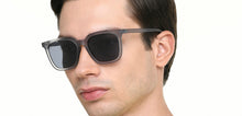 Load image into Gallery viewer, Grey Rectangle Full Rim Unisex Sunglasses by Vincent Chase Polarized-221001