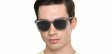 Load image into Gallery viewer, Grey Rectangle Full Rim Unisex Sunglasses by Vincent Chase Polarized-221001