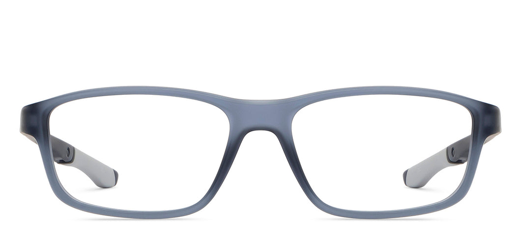 Grey Rectangle Full Rim Kids Eyeglasses by Hooper-217506
