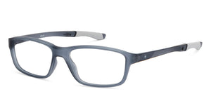 Grey Rectangle Full Rim Kids Eyeglasses by Hooper-217506