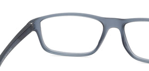 Grey Rectangle Full Rim Kids Eyeglasses by Hooper-217506
