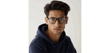 Load image into Gallery viewer, Gray Rectangle Full Rim Unisex Eyeglasses by Lenskart Air-219370