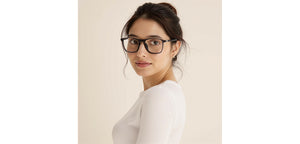 Gray Rectangle Full Rim Unisex Eyeglasses by Lenskart Air-219370
