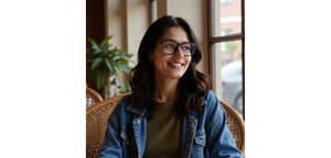 Gray Rectangle Full Rim Unisex Eyeglasses by Lenskart Air-219370
