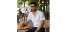 Load image into Gallery viewer, Gray Rectangle Full Rim Unisex Eyeglasses by Lenskart Air-219370
