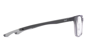 Grey Rectangle Full Rim Unisex Eyeglasses by Lenskart Air-217466