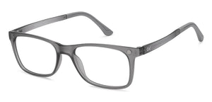 Grey Rectangle Full Rim Unisex Eyeglasses by Lenskart Air-216514