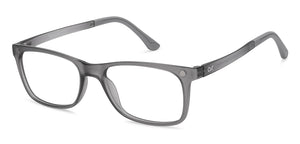 Grey Rectangle Full Rim Unisex Eyeglasses by Lenskart Air-216514