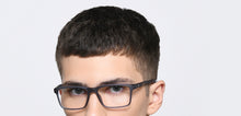 Load image into Gallery viewer, Grey Rectangle Full Rim Unisex Eyeglasses by Lenskart Air-217449