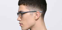 Load image into Gallery viewer, Grey Rectangle Full Rim Unisex Eyeglasses by Lenskart Air-217466