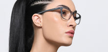 Load image into Gallery viewer, Grey Rectangle Full Rim Unisex Eyeglasses by Lenskart Air-217466