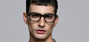 Grey Rectangle Full Rim Unisex Eyeglasses by Lenskart STUDIO-222097