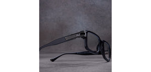 Grey Rectangle Full Rim Unisex Eyeglasses by Lenskart STUDIO-222097
