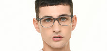 Load image into Gallery viewer, Gray Rectangle Full Rim Unisex Eyeglasses by Vincent Chase-222407