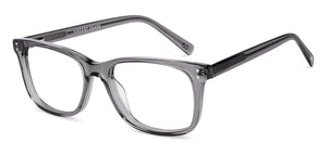 Gray Rectangle Full Rim Unisex Eyeglasses by Vincent Chase-222407