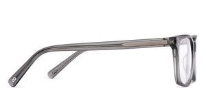 Gray Rectangle Full Rim Unisex Eyeglasses by Vincent Chase-222407