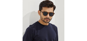 Brown Round Full Rim Unisex Sunglasses by John Jacobs-233501