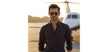 Load image into Gallery viewer, Brown Round Full Rim Unisex Sunglasses by John Jacobs-233501