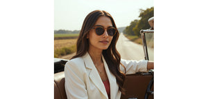 Brown Round Full Rim Unisex Sunglasses by John Jacobs-233501
