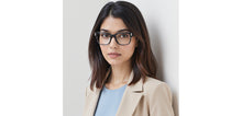Load image into Gallery viewer, Grey Square Full Rim Unisex Eyeglasses by John Jacobs-233416