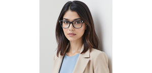Grey Square Full Rim Unisex Eyeglasses by John Jacobs-233416