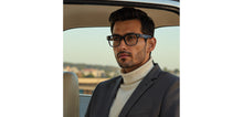 Load image into Gallery viewer, Grey Square Full Rim Unisex Eyeglasses by John Jacobs-233416