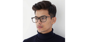 Grey Square Full Rim Unisex Eyeglasses by John Jacobs-233420