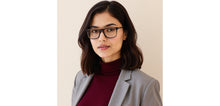 Load image into Gallery viewer, Grey Square Full Rim Unisex Eyeglasses by John Jacobs-233420