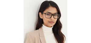 Grey Square Full Rim Unisex Eyeglasses by John Jacobs-233420