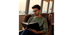 Grey Square Full Rim Unisex Eyeglasses by John Jacobs-233420