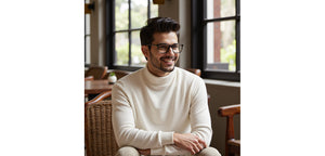 Grey Square Full Rim Unisex Eyeglasses by John Jacobs-233420