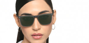Grey Square Full Rim Unisex Eyeglasses by Lenskart Air-216577