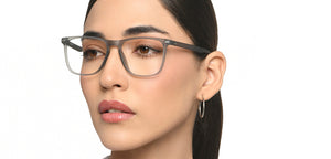 Grey Square Full Rim Unisex Eyeglasses by Lenskart Air-216577