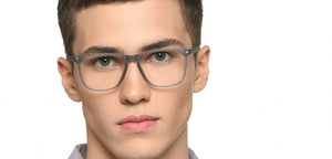 Grey Square Full Rim Unisex Eyeglasses by Lenskart Air-216577