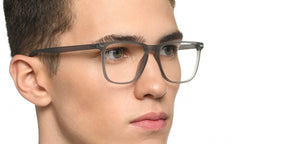 Grey Square Full Rim Unisex Eyeglasses by Lenskart Air-216577