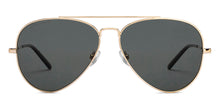 Load image into Gallery viewer, Gold Aviator Full Rim Men Sunglasses by John Jacobs-212536