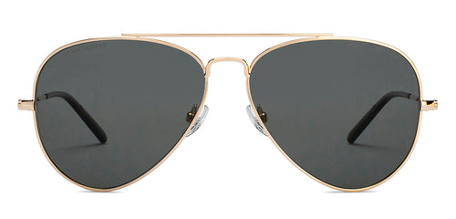 Gold Aviator Full Rim Men Sunglasses by John Jacobs-212536