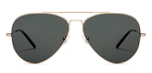 Gold Aviator Full Rim Men Sunglasses by John Jacobs-212581