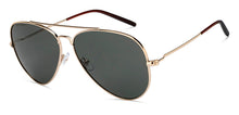 Load image into Gallery viewer, Gold Aviator Full Rim Men Sunglasses by John Jacobs-212581